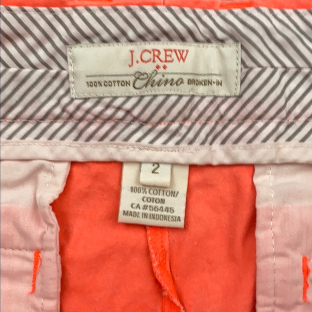 Neon Pink J. Crew Shorts - Picture 3 of 4